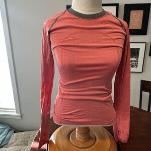 lululemon athletica Coral Long Sleeve Top